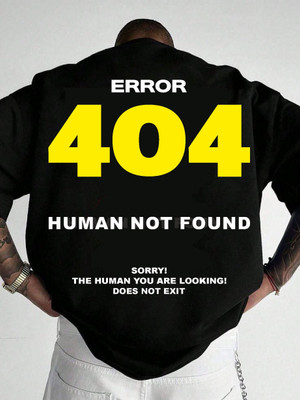 Smosh Printed Men Round Neck Black T-Shirt