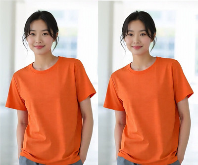 RUBYKNITS Solid Women Round Neck Multicolor T-Shirt