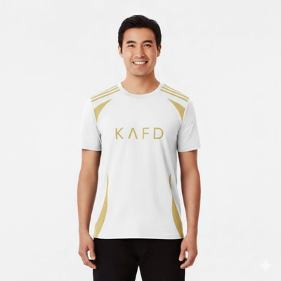 Smv Printed Men Round Neck White T-Shirt