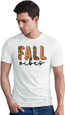 Seek Buy Love Printed Men Round Neck White T-Shirt