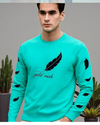 StyleFlick Printed Men Round Neck Green T-Shirt