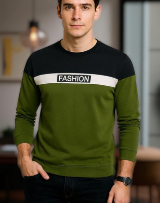 Boldrift Printed Men Round Neck Green T-Shirt
