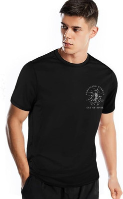 addylifetsyle Graphic Print Men Round Neck Black T-Shirt