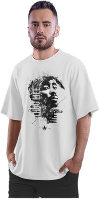 TheFreedomStore Printed Men Round Neck White T-Shirt