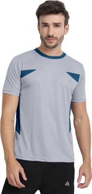 FTX Colorblock Men Round Neck Multicolor T-Shirt