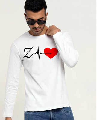 PARA HILLS Printed Men Round Neck White T-Shirt