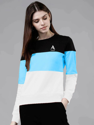 Kroptee Self Design Women Round Neck Multicolor T-Shirt