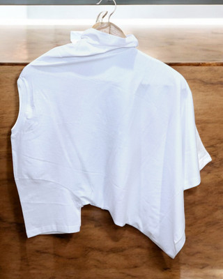 DRIPTHREAD Typography Men Round Neck White T-Shirt