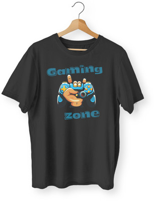 Youthify Graphic Print Men Round Neck Grey T-Shirt