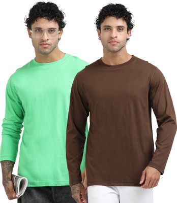 Chill Factor Solid Men Round Neck Multicolor T-Shirt