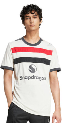 IZON Printed Men Round Neck White T-Shirt