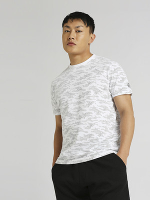 Pepe Jeans Printed Men Round Neck White T-Shirt