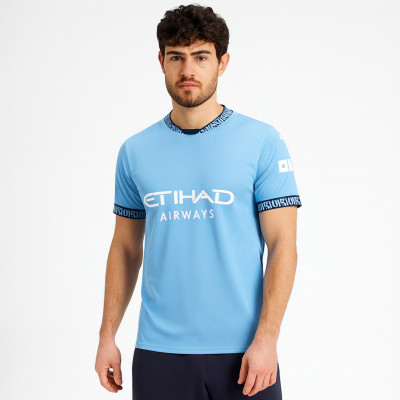 UNIQ Printed Men Round Neck Blue T-Shirt