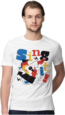 NOIIDAPRINT Printed Men Round Neck Multicolor T-Shirt