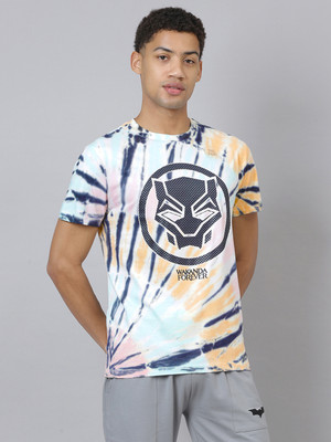 Free Authority Printed Men Round Neck Multicolor T-Shirt