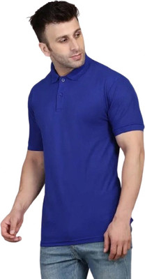 YUALIN CREATION Printed Men Polo Neck Multicolor T-Shirt