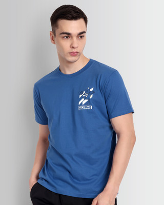 DCYPHR Graphic Print Men Crew Neck Blue T-Shirt