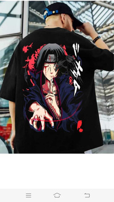 FDS Graphic Print Women Round Neck Black T-Shirt