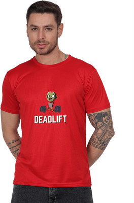 KARNENTERPRISES Graphic Print Men Round Neck Red T-Shirt