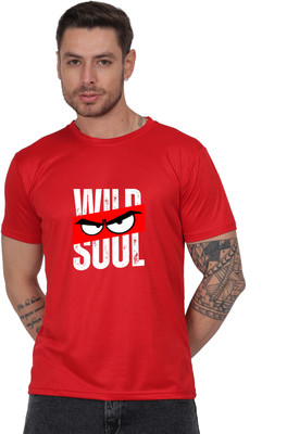 ARTI ARYA TREND Graphic Print Men Round Neck Red T-Shirt