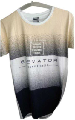 Dugie enterprises Graphic Print, Colorblock, Typography Men Round Neck Multicolor T-Shirt