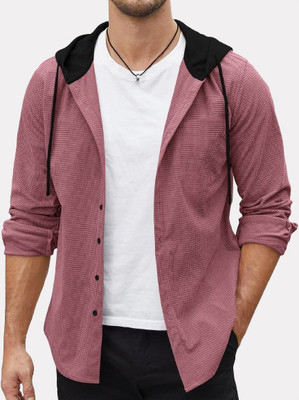 Solid Men Pink T-Shirt