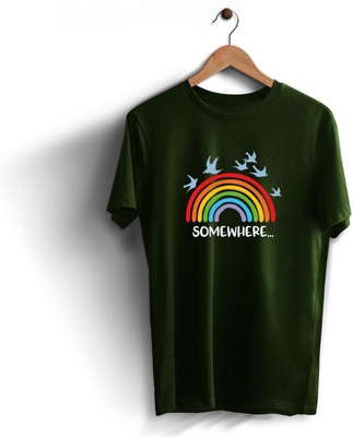 HouseOfCommon Printed, Typography Women Round Neck Multicolor T-Shirt