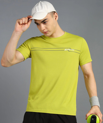 Adrenex Printed Men Round Neck Multicolor T-Shirt