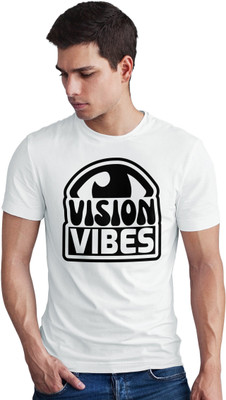 Seek Buy Love Printed Men Round Neck White T-Shirt