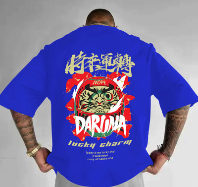 TEESHACK Graphic Print Men Round Neck Blue T-Shirt