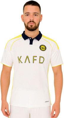 Ryze Printed Men Polo Neck White T-Shirt