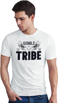 Seek Buy Love Printed Men Round Neck White T-Shirt