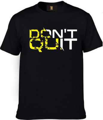 Trendifyteez Printed Couple Round Neck Black T-Shirt