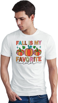 Seek Buy Love Graphic Print Men Round Neck White T-Shirt