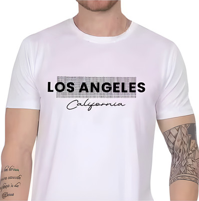 Siste Solid Men Round Neck White T-Shirt