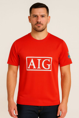 Ryze Printed Men Round Neck Red T-Shirt
