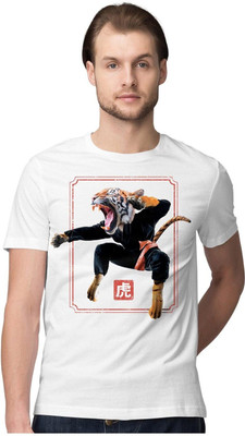 KRYONIX Solid Men Round Neck White T-Shirt