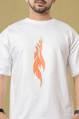 sky of stars Graphic Print Men Round Neck White T-Shirt