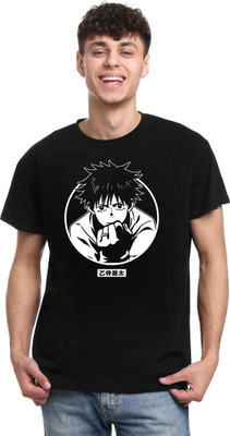 Be Crazyy Graphic Print Men Round Neck Black T-Shirt
