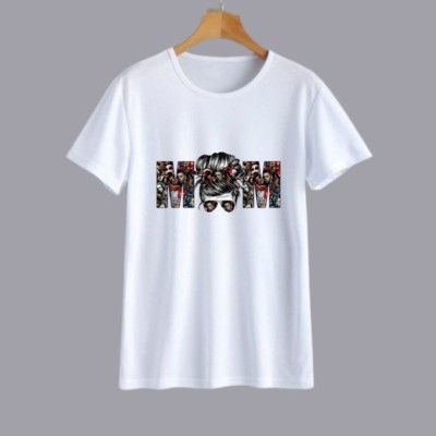 crtv gifting Graphic Print Women Round Neck White T-Shirt