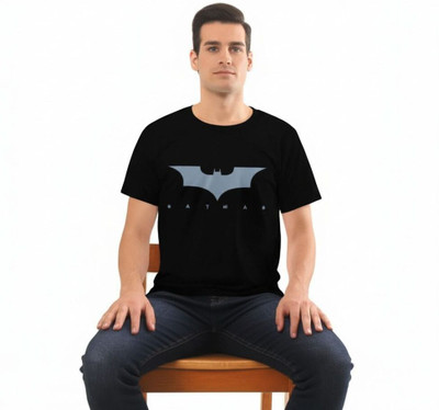 matriyam Graphic Print, Geometric Print Men Round Neck Reversible Black T-Shirt