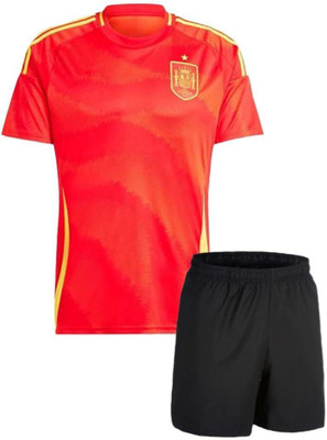 DOSTITCH Printed Men Round Neck Red T-Shirt