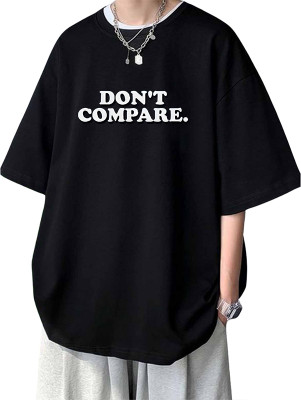 Cool Plus Printed Men Round Neck Black T-Shirt