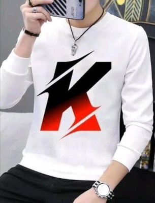 GPGARMENTS FAB Solid Men Round Neck Silver T-Shirt