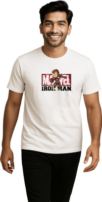 Rimore Clothing Printed Men Round Neck White T-Shirt