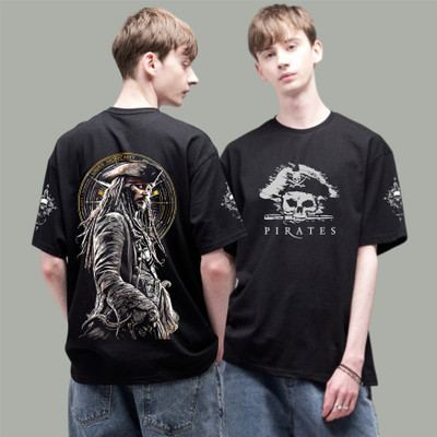Uniplanet Store Graphic Print Men Round Neck Black T-Shirt