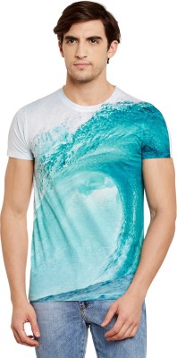 WEAR YOUR MIND Printed Men Round Neck Multicolor T-Shirt