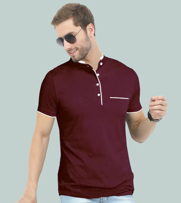 Reya Solid Men Round Neck Multicolor T-Shirt