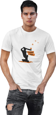 Sharnika Solid Men Round Neck White T-Shirt