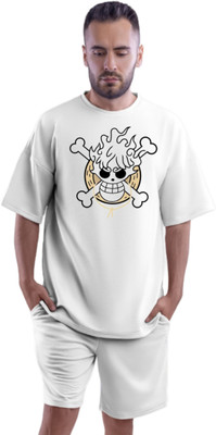 THEYOUNGESTTEE Printed, Typography Men Round Neck White T-Shirt